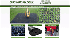 Desktop Screenshot of grassmats-uk.co.uk